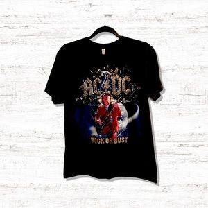 AC/DC Rock or Bust 2015 World Tour Concert TShirt Men’s Size Medium
